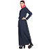 Casual abaya with extra jacket- Navy-Blue